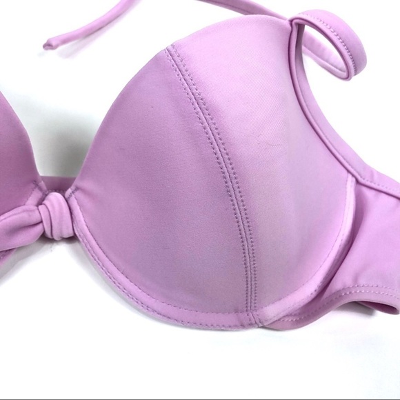 Agua Doce Push Up Bikini Top Molded cup lilac - Picture 3 of 7